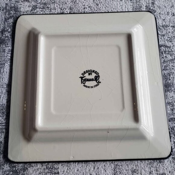 Vintage Brunelli Made in Italy 10" Square Collectable Plate Italian Villa - Picture 3 of 7